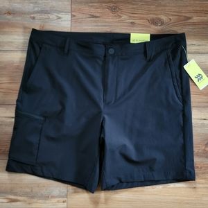 All in Motion Golf Shorts Mens 40 Black Cargo NEW